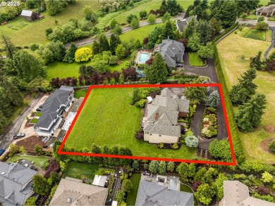 Tucked at the end of a secluded drive and enveloped by nearly an on Lake Oswego Municipal Golf Course in Oregon - for sale on GolfHomes.com, golf home, golf lot