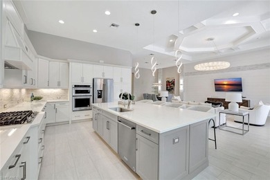 Indulge in modern luxury at this exquisite STOCK LUXURY home in on The Golf Club At Fiddlers Creek in Florida - for sale on GolfHomes.com, golf home, golf lot