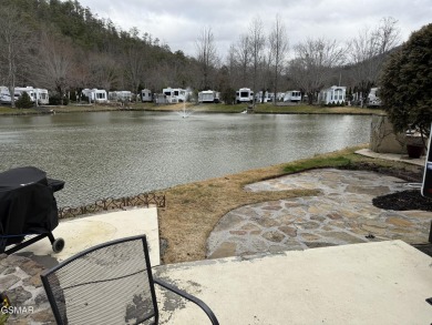 Beautifully landscaped LAKEFRONT RV lot in the sought after on Bent Creek Golf Course in Tennessee - for sale on GolfHomes.com, golf home, golf lot