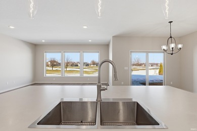 Welcome to this beautifully maintained 2020 Windsor-built ranch on Bridgewater Golf Club in Indiana - for sale on GolfHomes.com, golf home, golf lot