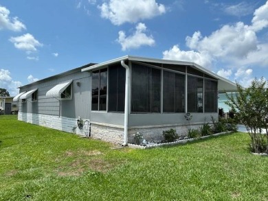 LOVELY DOUBLE-WIDE!  LARGE FRONT LANAI!  TURNKEY! FURNISHED on Wedgewood Golf Club in Florida - for sale on GolfHomes.com, golf home, golf lot