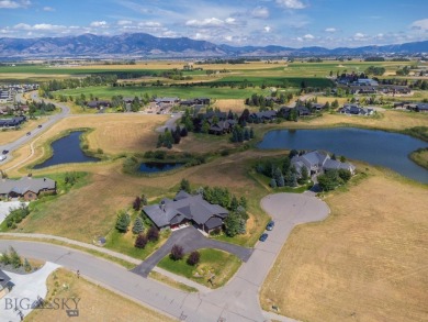Bridger Mountain views are stunning over serene ponds, on this on Black Bull Golf Community in Montana - for sale on GolfHomes.com, golf home, golf lot