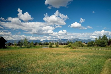 Bridger Mountain views are stunning over serene ponds, on this on Black Bull Golf Community in Montana - for sale on GolfHomes.com, golf home, golf lot