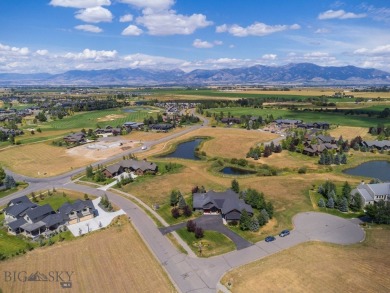 Bridger Mountain views are stunning over serene ponds, on this on Black Bull Golf Community in Montana - for sale on GolfHomes.com, golf home, golf lot