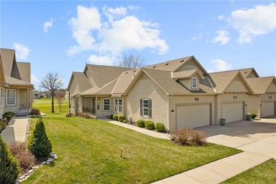 Rare END UNIT in maintenance-provided Staley Farms overlooking on Staley Farms Golf Club in Missouri - for sale on GolfHomes.com, golf home, golf lot