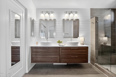 Discover this truly move-in-ready, highly upgraded home set on a on Tuscany Falls At Pebble Creek in Arizona - for sale on GolfHomes.com, golf home, golf lot