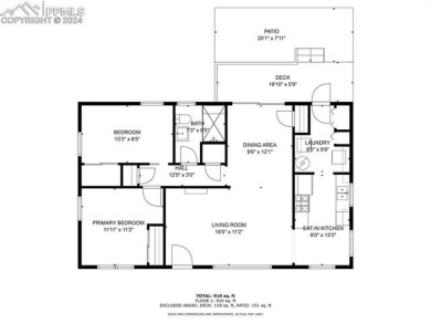 Well-cared for 2-bedroom ranch floor plan backing to Patty on Patty Jewett Golf Course in Colorado - for sale on GolfHomes.com, golf home, golf lot