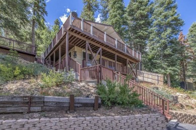Treehouse vibes and Moonridge magic--this cabin places you at on Big Bear Mountain Ski and Golf Resort in California - for sale on GolfHomes.com, golf home, golf lot