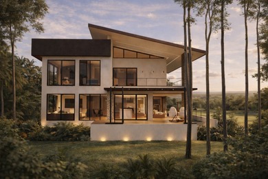 An elegant residence designed around openness, perspective, and on  in  - for sale on GolfHomes.com, golf home, golf lot