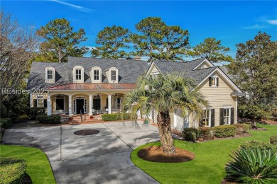 Serene Cottage Lake is the setting of this low country style on Belfair Golf Club in South Carolina - for sale on GolfHomes.com, golf home, golf lot