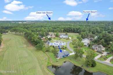 This brand new Riptide home with stunning setting and finishes on Sea Trail Golf Resort in North Carolina - for sale on GolfHomes.com, golf home, golf lot
