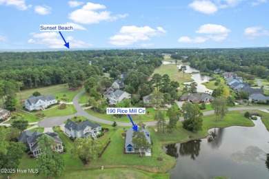 This brand new Riptide home with stunning setting and finishes on Sea Trail Golf Resort in North Carolina - for sale on GolfHomes.com, golf home, golf lot