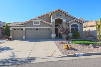 Discover your dream home on the greens! Nestled in the highly on Coyote Lakes Golf Club in Arizona - for sale on GolfHomes.com, golf home, golf lot