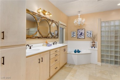 Stretching over the Arnold Palmer fairway, the city, and on The Oasis Golf Club in Nevada - for sale on GolfHomes.com, golf home, golf lot