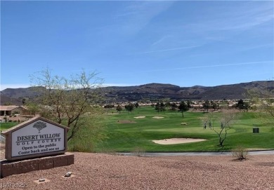 PREMIUM ELEVATED LOT OVERLOOKING OPEN SPACE WITH MOUNTAIN VIEW'S on Desert Willow Golf Course in Nevada - for sale on GolfHomes.com, golf home, golf lot