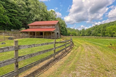 Nestled in the scenic landscape of western NC, this horse farm on Mountain Harbour Golf Club in North Carolina - for sale on GolfHomes.com, golf home, golf lot