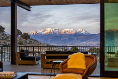 Perched on a private, sweeping 180-degree view lot on the on Red Ledges Golf Club in Utah - for sale on GolfHomes.com, golf home, golf lot