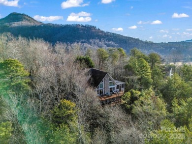 180-degree year-round panoramic mountain views from this on Rumbling Bald Resort on Lake Lure in North Carolina - for sale on GolfHomes.com, golf home, golf lot