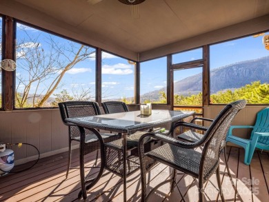 180-degree year-round panoramic mountain views from this on Rumbling Bald Resort on Lake Lure in North Carolina - for sale on GolfHomes.com, golf home, golf lot
