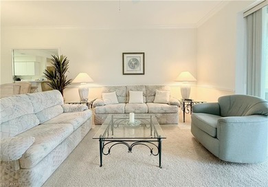 Hard-to-find FIRST-FLOOR 2BR + DEN / 2BA Veranda with garage in on Naples Heritage Golf and Country Club in Florida - for sale on GolfHomes.com, golf home, golf lot