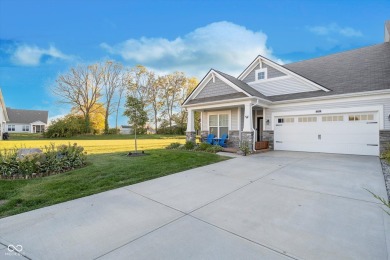 Newer ranch patio home with open floor plan and large patio on Bear Slide Golf Club in Indiana - for sale on GolfHomes.com, golf home, golf lot