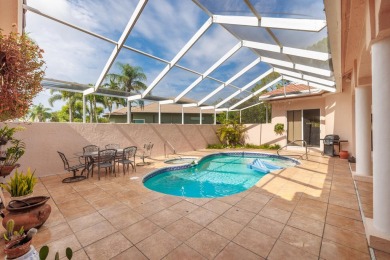 3/3/2 CBS Charming Courtyard Home with pool. Lakefront home is on Lost Lake Golf Club in Florida - for sale on GolfHomes.com, golf home, golf lot