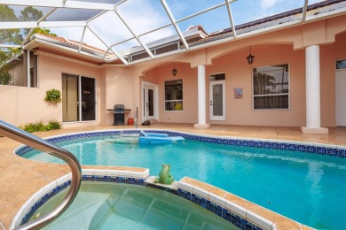 3/3/2 CBS Charming Courtyard Home with pool. Lakefront home is on Lost Lake Golf Club in Florida - for sale on GolfHomes.com, golf home, golf lot