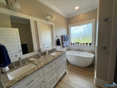 This beautifully crafted 4-B/R, 3-BA home showcases exceptional on Southern Gayles Golf Community in Alabama - for sale on GolfHomes.com, golf home, golf lot