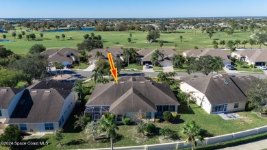 Welcome to this charming 3-bedroom, 2-bathroom villa located in on Viera East Golf Club in Florida - for sale on GolfHomes.com, golf home, golf lot