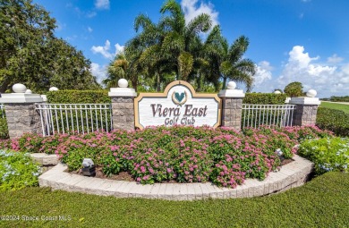 Welcome to this charming 3-bedroom, 2-bathroom villa located in on Viera East Golf Club in Florida - for sale on GolfHomes.com, golf home, golf lot