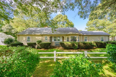 Set on a picturesque corner lot overlooking the Bass River Golf on  in Massachusetts - for sale on GolfHomes.com, golf home, golf lot