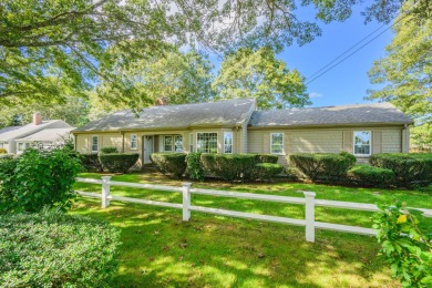 Set on a picturesque corner lot overlooking the Bass River Golf on  in Massachusetts - for sale on GolfHomes.com, golf home, golf lot