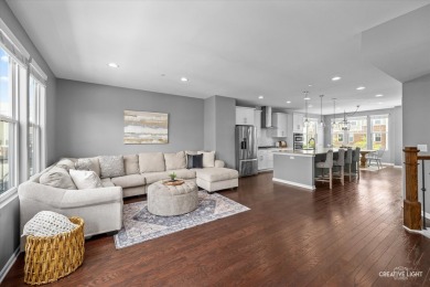 Welcome to this beautifully upgraded 3-bedroom, 3-story CORNER on Seven Bridges Golf Club in Illinois - for sale on GolfHomes.com, golf home, golf lot