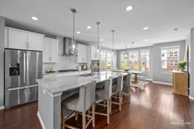 Welcome to this beautifully upgraded 3-bedroom, 3-story CORNER on Seven Bridges Golf Club in Illinois - for sale on GolfHomes.com, golf home, golf lot