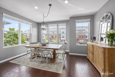 Welcome to this beautifully upgraded 3-bedroom, 3-story CORNER on Seven Bridges Golf Club in Illinois - for sale on GolfHomes.com, golf home, golf lot