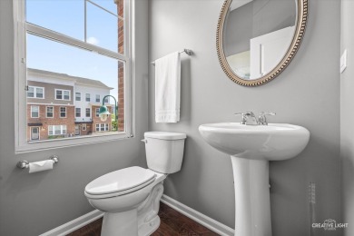 Welcome to this beautifully upgraded 3-bedroom, 3-story CORNER on Seven Bridges Golf Club in Illinois - for sale on GolfHomes.com, golf home, golf lot