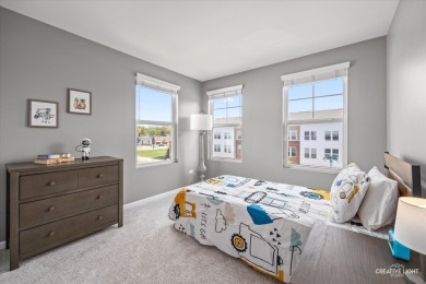 Welcome to this beautifully upgraded 3-bedroom, 3-story CORNER on Seven Bridges Golf Club in Illinois - for sale on GolfHomes.com, golf home, golf lot