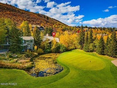 Hidden beneath a canopy of mature trees in Thaynes Canyon Park on Park City Golf Course in Utah - for sale on GolfHomes.com, golf home, golf lot