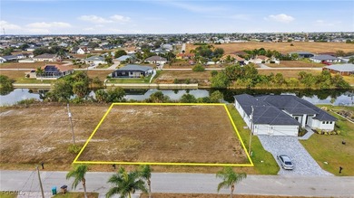 Rare opportunity to own a triple-size canal lot with western on Burnt Store Golf Club in Florida - for sale on GolfHomes.com, golf home, golf lot