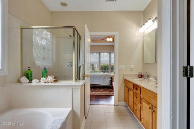 This 3-bedroom home with an office and a sunroom offers a split on Eagles Pointe Golf Club in South Carolina - for sale on GolfHomes.com, golf home, golf lot