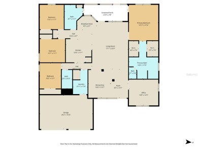 Welcome Home to your elegant 4-bedroom, 3-bath, 3-car garage on Juliette Falls Golf and Spa Club in Florida - for sale on GolfHomes.com, golf home, golf lot