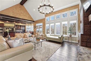 Experience luxury living in this stunning 1.5-story home on The Deuce At the National Golf Club of Kansas City in Missouri - for sale on GolfHomes.com, golf home, golf lot