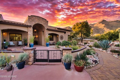 This Santa Barbara inspired 4 BR, 3BA estate at the Catalina on Skyline Country Club in Arizona - for sale on GolfHomes.com, golf home, golf lot
