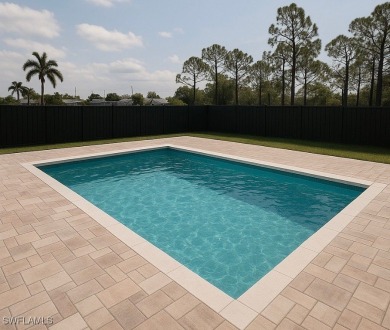 Brand-new construction on a fully fenced 10,000 sq ft lot in on Burnt Store Golf Club in Florida - for sale on GolfHomes.com, golf home, golf lot