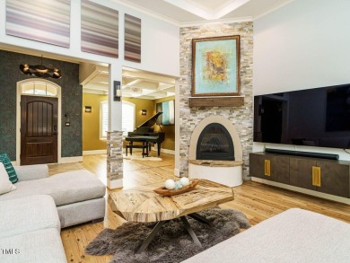 Experience refined living in this custom 4-bdrm/3-bath tucked on The Preserve At Jordan Lake Golf Club in North Carolina - for sale on GolfHomes.com, golf home, golf lot