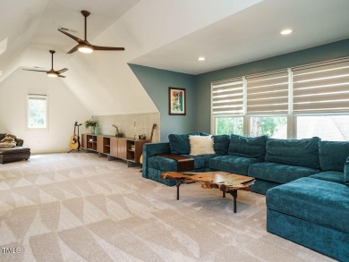 Experience refined living in this custom 4-bdrm/3-bath tucked on The Preserve At Jordan Lake Golf Club in North Carolina - for sale on GolfHomes.com, golf home, golf lot