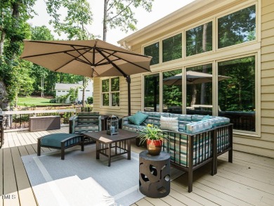 Experience refined living in this custom 4-bdrm/3-bath tucked on The Preserve At Jordan Lake Golf Club in North Carolina - for sale on GolfHomes.com, golf home, golf lot