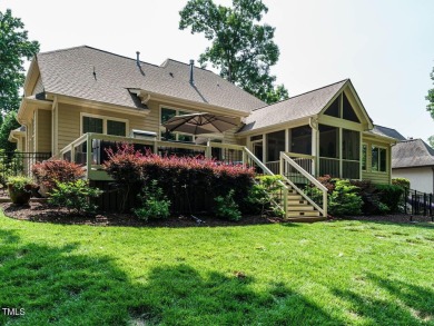Experience refined living in this custom 4-bdrm/3-bath tucked on The Preserve At Jordan Lake Golf Club in North Carolina - for sale on GolfHomes.com, golf home, golf lot
