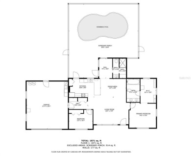 Exceptional Pool Home on 1 Acre in Indian Lake Estates - Golf on Indian Lake Estates Golf and Country Club in Florida - for sale on GolfHomes.com, golf home, golf lot