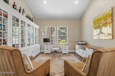 Discover refined rustic elegance in this beautifully remodeled on Montreux Golf and Country Club in Nevada - for sale on GolfHomes.com, golf home, golf lot